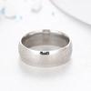 Rings Lightweight Titanium Finger Rings Steel Religious Resistant for Wedding