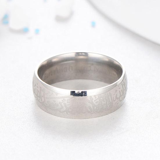 Rings Lightweight Titanium Finger Rings Steel Religious Resistant for Wedding
