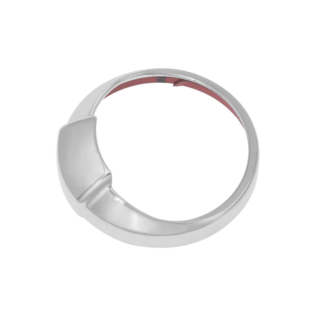 HDBUBALUS Motorcycle Speedometer Trim Ring Bezel Visor Cover for Trike Aluminum 4-inch Harley-Davidson Sportster, Dyna, Breakout, Touring, Electra,