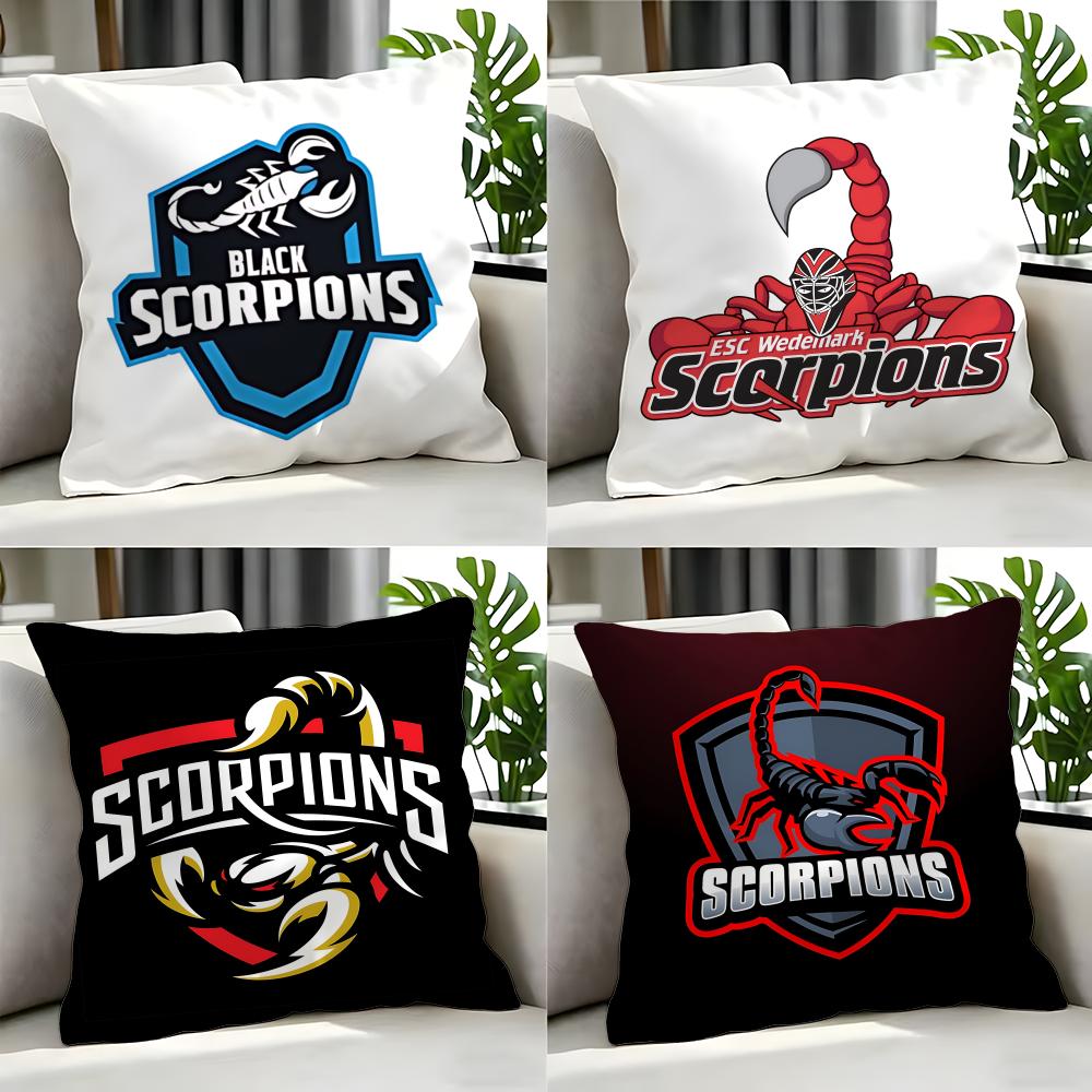 Rock Scorpions Cushion Cover Cushion Cover Set 4Pcs 50X50 45X45 40X40 Pillowcase Decorative Sofa Home Decor