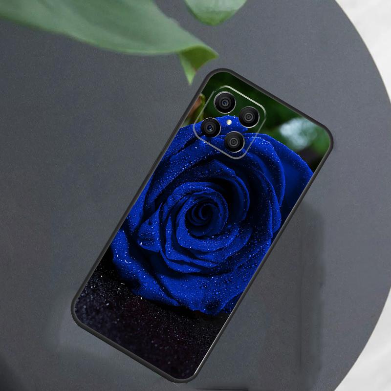Blue Rose Art For Honor Magic 5 6 7 8 Pro Case For Honor 400 200 50 70 Lite X8c X8b X9a X9b X9c X9d Win RT