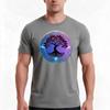 Luminous Spectrum Tshirt Summer Casual Cotton Tee Oversized Streetwear Tops Vintage Graphic Print Loose Fit Short Sleeve