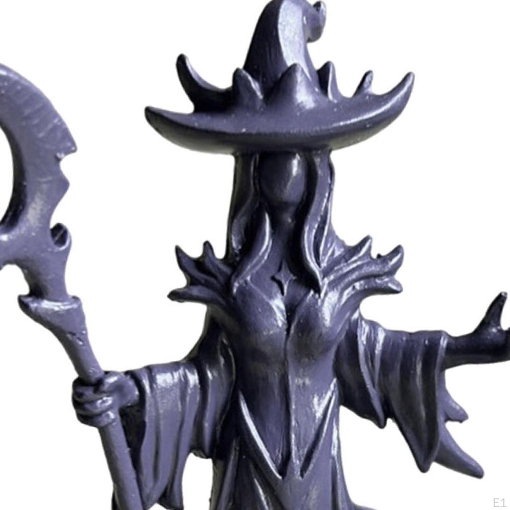 Witch Statue Gothic Collection Decorative Sculpture for Shelf Home Fireplace