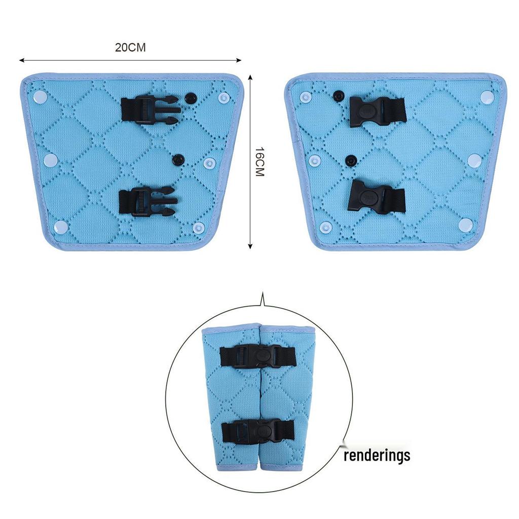 Portable Baby Car Seat and Stroller Strap Cover: Anti-Kick Shoulder Protector and Safety Belt.