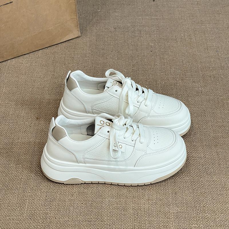 Sneakers Student height-increasing board shoes Platform sole lightweight little white shoes Women's spring and summer new versatile casual