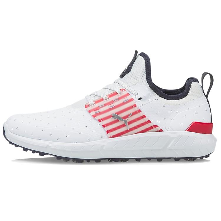 PUMA Ignite Articulate Love Golf H8 Soft Spike White Red Men s 376415-01 EU 43
