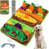 Wool Fleece Pet Dog Sniffing Mat for Slow Feeding and Training - Indoor/Outdoor Activity Puzzle Toy
