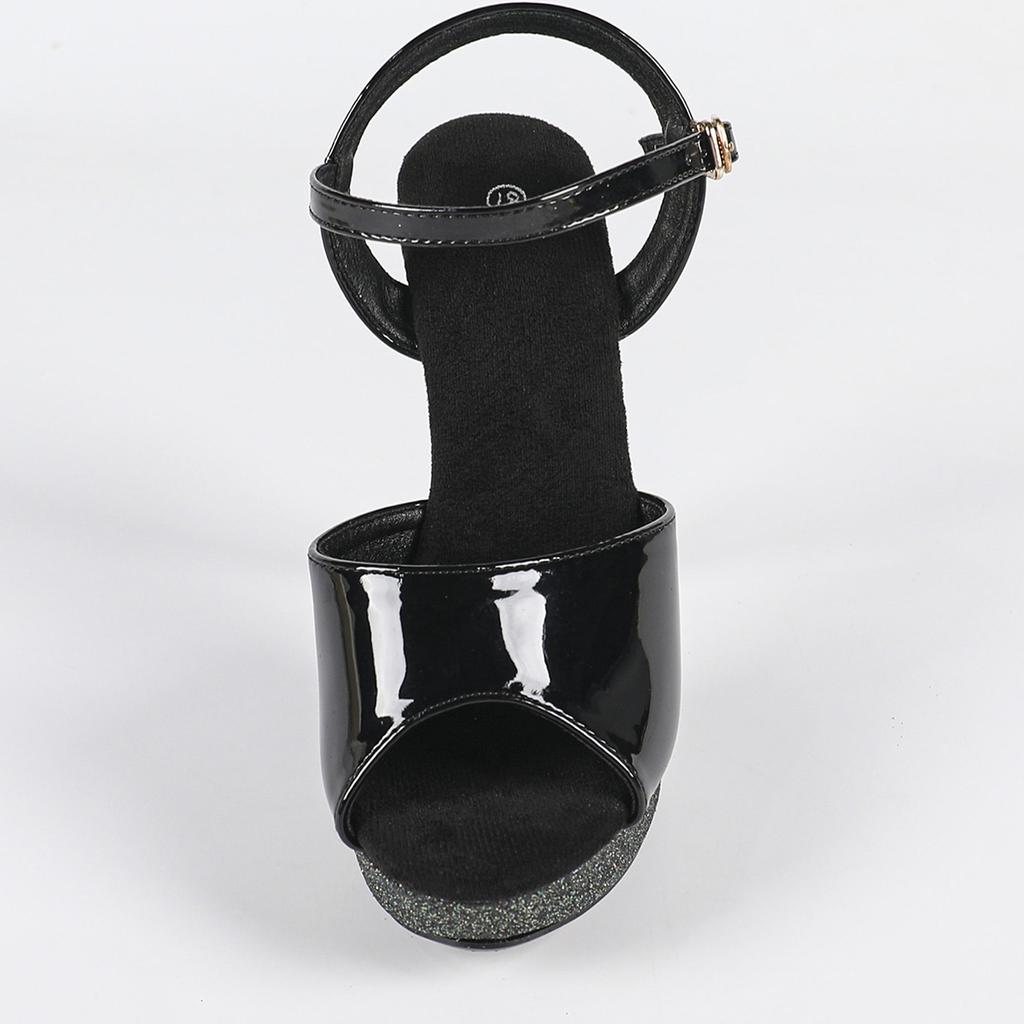 Sandály na vysokém podpatku Dámské 2025 Léto Nové Tenký podpatek Vodotěsná platforma Kamínkový Model Molo Společenské boty 13CM LFD-1099-Q7