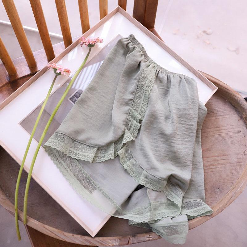 

Летние шелковые брюки Meidongli — легкий, стильный искусственный шелк, идеально подходящий для ношения в помещении и на улице. One Size