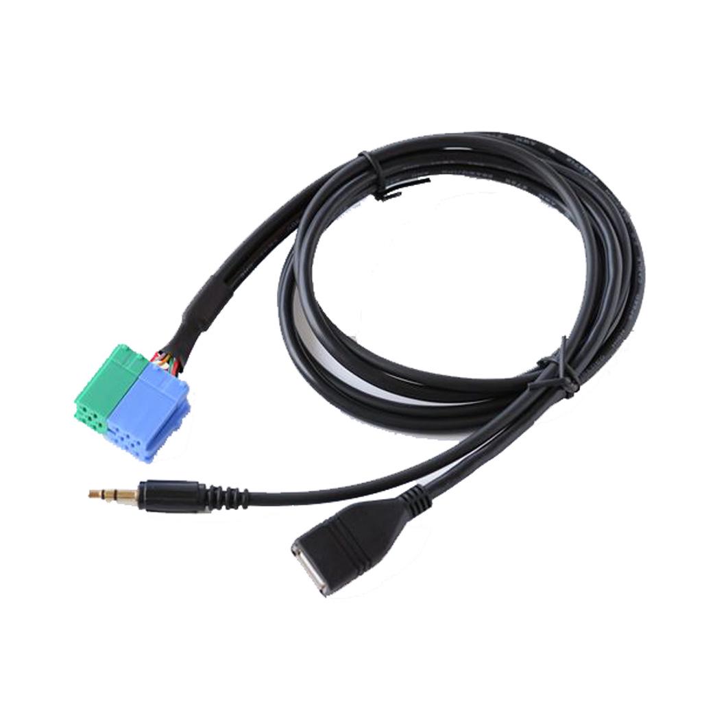 Alfa Romeo/Fiat/Lancia AUX & USB Dual Audio Input Cable