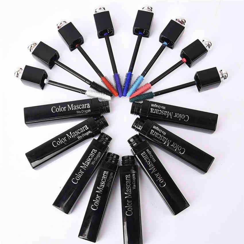 Women Mascara Charm Thick Curly Waterproof Eyelashes Cream Dye Eyebrow Brush Makeup Tools