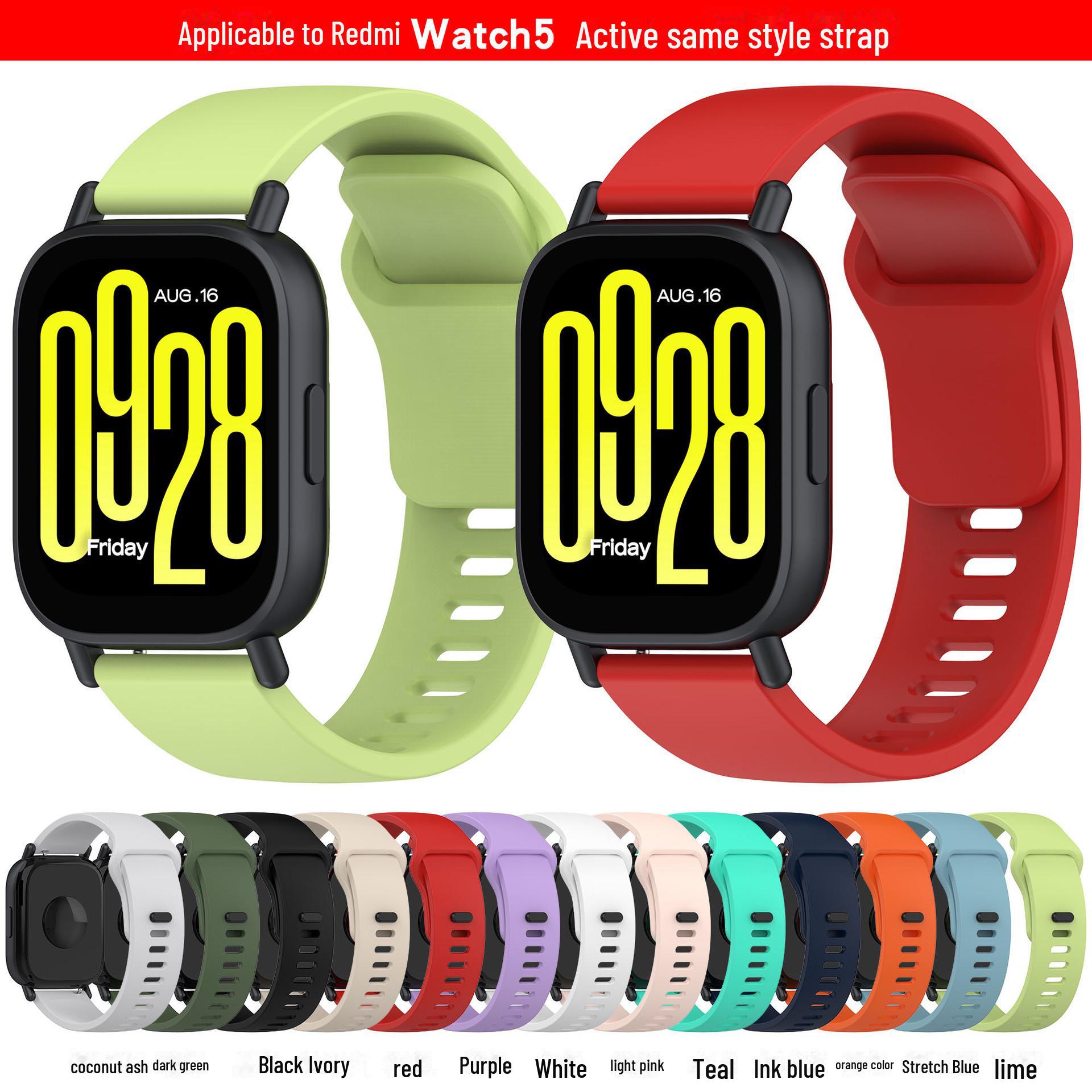 

Силиконовый ремешок для Redmi Watch 5 Active, Watch 5 Lite и Watch 5 Youth Edition
