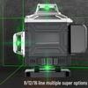 High-Precision 16-Line Green Laser Level with Automatic Leveling