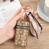 Vintage Mini Bucket Coin Purse Embroidery Lipstick Storage Bag Keychain Earphone Bag Small Bag Pendant  Accessories