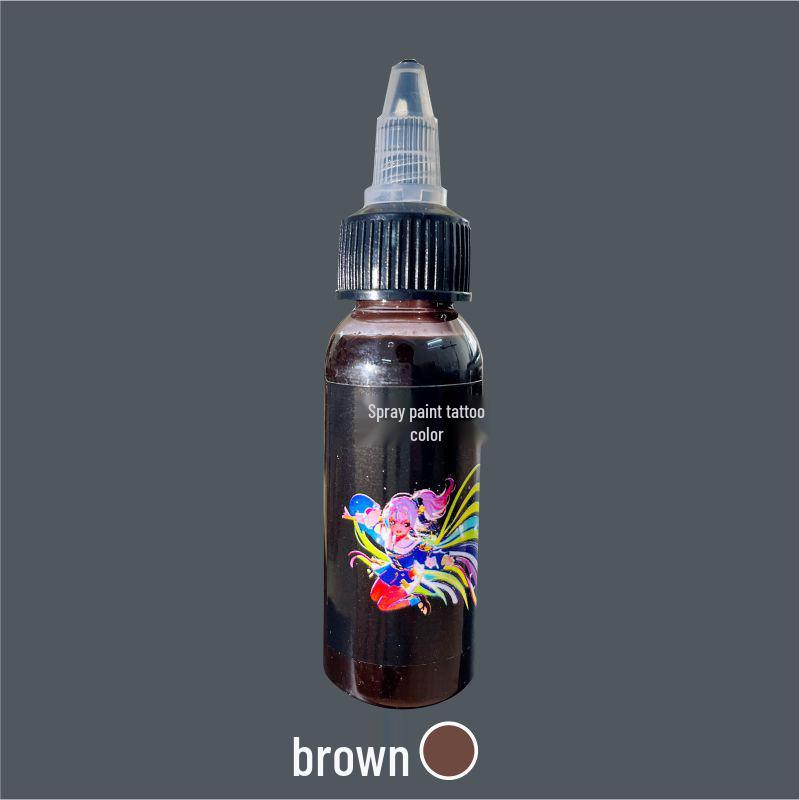 Waterproof Temporary Airbrush Tattoo Pigment - Realistic, Non-Discoloring Body Paint