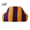 Portable Toiletry Bag Woven Striped Clutch Purse for Woman Large Capacity Cosmetic Pouch Knit Dumpling Bag Kiss Lock Handbag Evening Party Storage