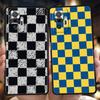 Checkerboard Plaid Checked Phone Case For Xiaomi Redmi Note 12 5G 10C 10 11 9 8 Pro Plus 9S 7 8T 9T 9A 8A 9C K40 Gaming Cover