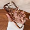 Plating Transparent for Magsafe Case for iPhone 17 16 15 Pro Max Plus 17 Air 14 13 11 12 Magnetic Camera Protector Soft Cover