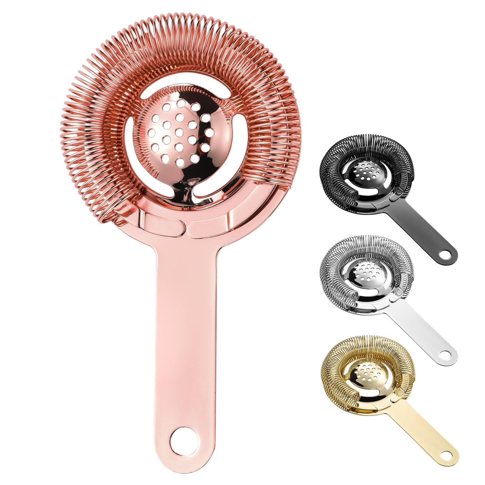 

Cocktail Strainer, Mixing Strainer, Standard Cocktail Mixing Glass, Commercial/Home Use, Absinthe Spoon, Bar Tool, Length 16.5cm x Width 8.5cm