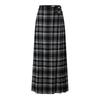 Women's Plaid Pleated Wool Skirt