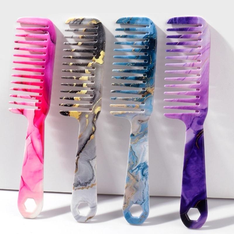 Shower Comb Wide Tooth Combs Hair Brush Comb Detangler Hair CombShower Comb Detangling Comb Hair Accessories for Woman