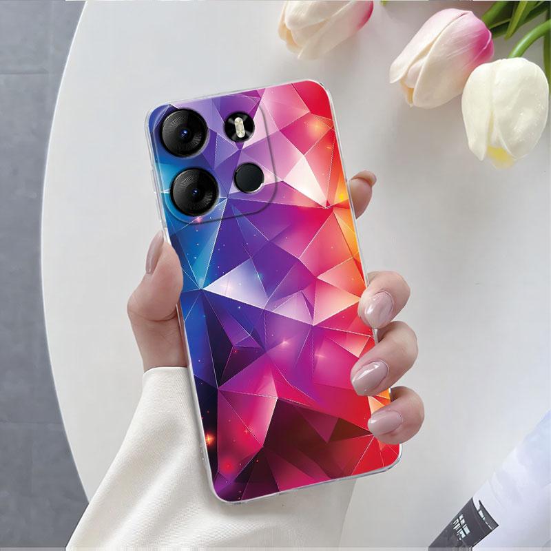 For Infinix Smart 7 Smart 6 HD Plus Case Luxury Protective Cover For Infinix Smart 5 India Marble Clear Soft Silicone Phone Case