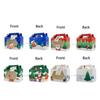Christmas Goodie Boxes 24 Pieces Reusable Storage Containers Christmas Bakery Treat Box With Window For Pastries Biscuits Food