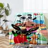 Bing Theme Printed Blanket - Perfect for Couch, Bed, Travel & Outdoor Use | Machine Washable, Cozy & Durable.