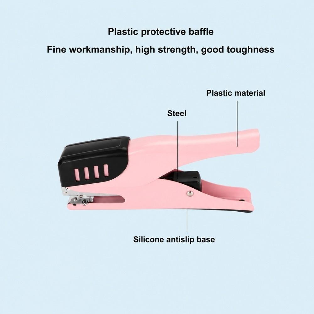 25 Sheet Capacity Plastic Shell Hand Stapler Compact Size Desktop Binder  Office Document Binding