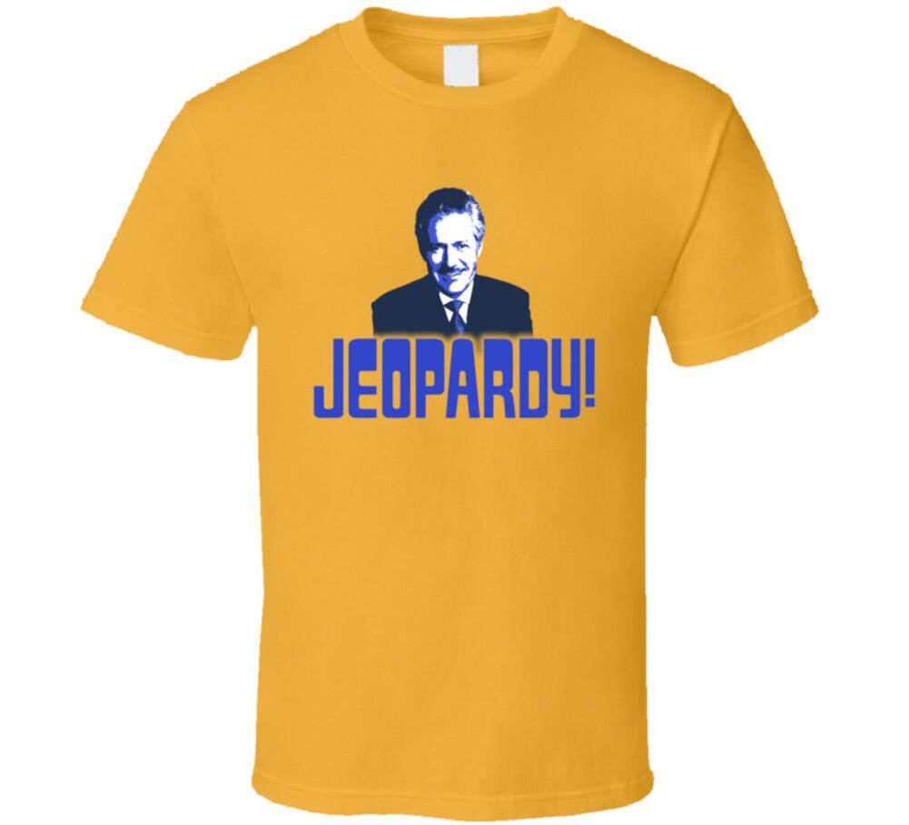 Alex Trebek Jeopardy Game Show T Shirt XXL
