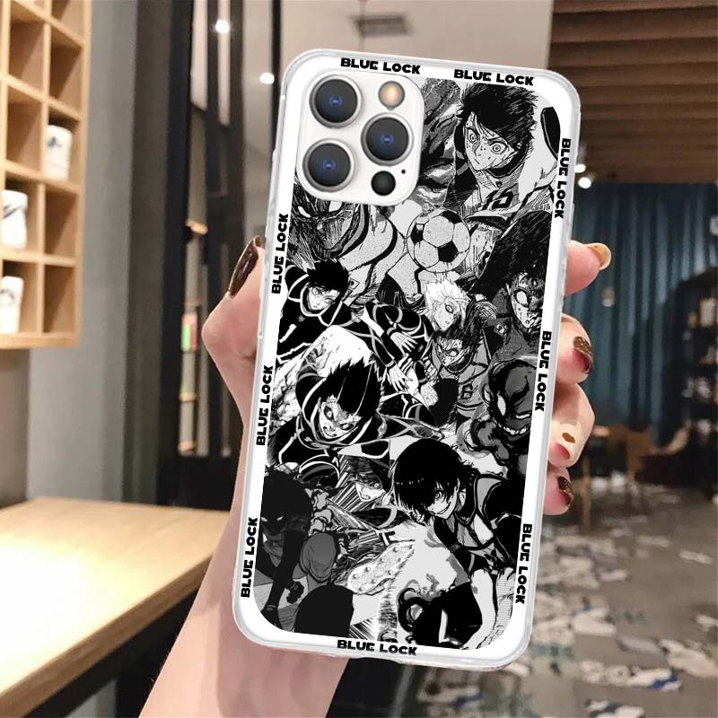 Anime Blue Lock Soft Telefonveske For iPhone 16 13 12 11 Pro Max X XR XS 7 Plus 8 + SE 2020 Mønster tilpasset deksel 15 14 1
