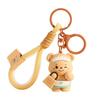 Authentic Cartoon Bear Keychain Doll Backpack Pendant - Perfect Ornament or Christmas Gift