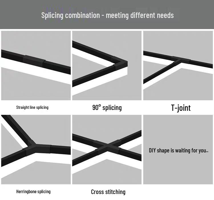 Acrylic Linear LED Splicing Bar Counter Suspension Light