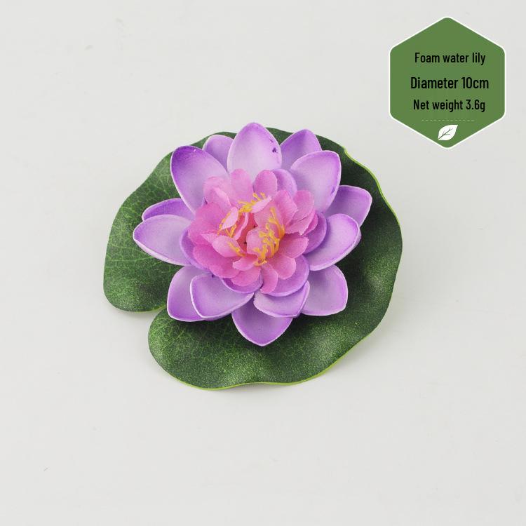 Artificial Lotus Leaf & Lotus Flower Pond Decorations for Fish Tanks & Living Rooms