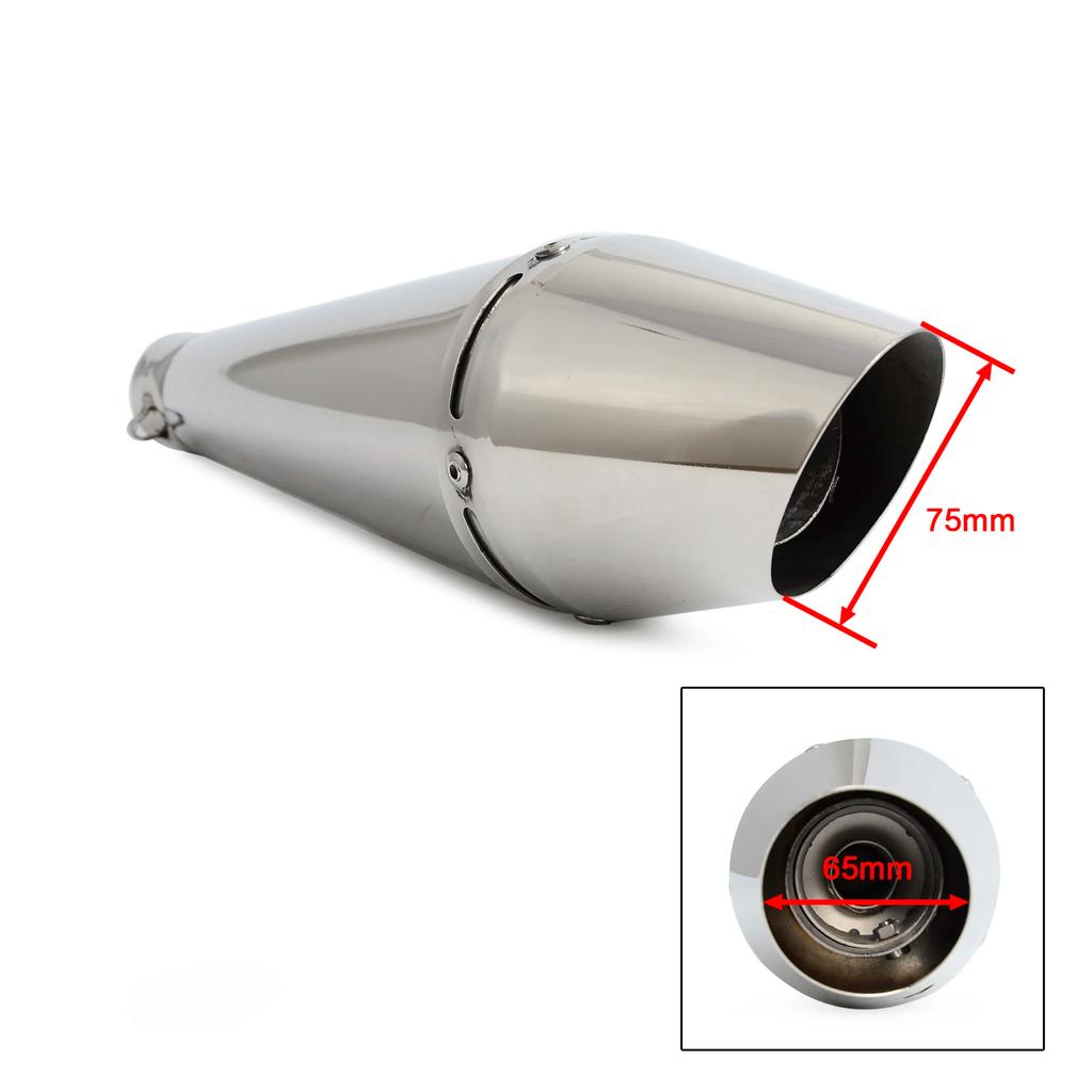 Universal Motorcycle GP Staineless Steel Exhaust Mufflers w/DB Killer 125-1000cc Street Bike Scrambler Cafe Racer Exhaust Pipe