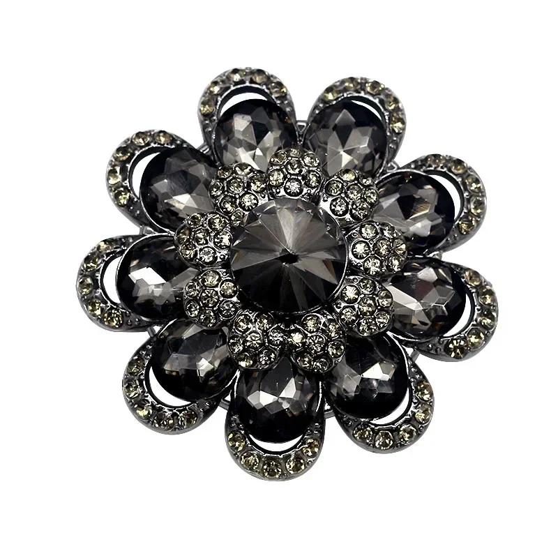 1pcs Large Rhinestone Buttons For Coat Clothing Suit Sewing DIY Accessories