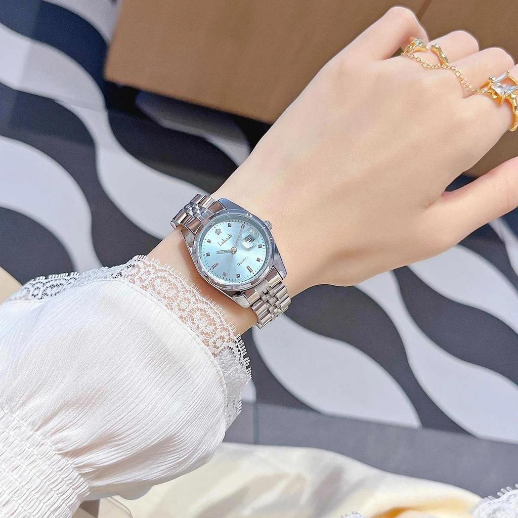 Women Dress Watch Steel Bracelet Ladies Analog Quartz Minimalist Waterproof Wrist Watch Birthday Gift