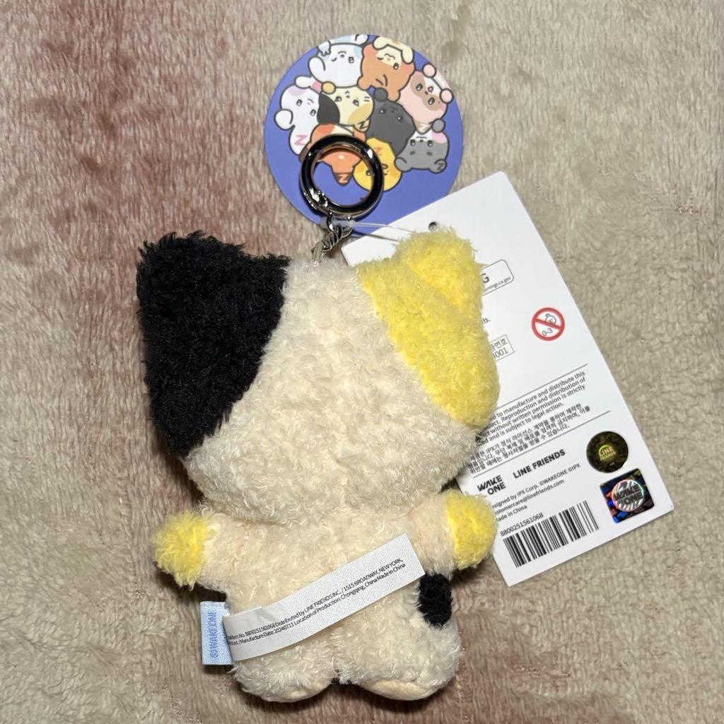 [USED] Zb1 Zebewan Popup Korea Limited Ricky Linini Plush Key Ring Korea