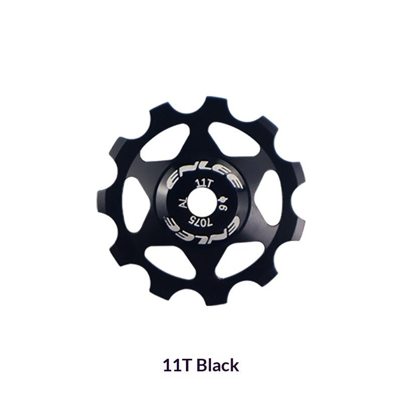 Bike Rear Derailleur Pulleys Mountain Bike And Road Bike Derailleur Pulleys 11T 13T Guide Wheel Steel Bearing Derailleur Parts Black 11T