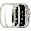 Gehärtetes Glas für Apple Watch Armband ultra 49mm Displayschutz Anti-Kratzer HD Vollfolie Metallstoßstange iWatch Ultra2 3 Armband