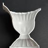 New French Oil Painting Half Wall Vase Hand-Painted DIY Half Wall Flower Pot White Wall Mounted Vase Floral Arrangement