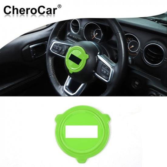 Steering Wheel Cover Trim Bezel for 2018+ Jeep Wrangler JL JT Gladiator  Green