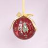 2pcs 8cm Christmas Tree Pendant Delicate Hanging Ornament Crafts Christmas Ball  Window