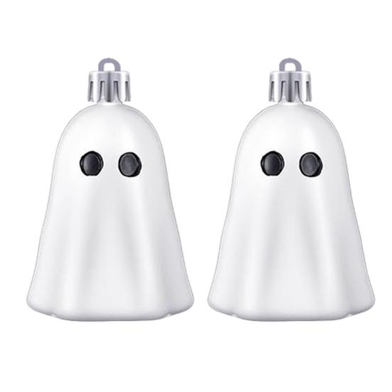 Halloween Hengende Spøkelsespynt Søt Rosa Hvit Spøkelse Halloween Treddekor Mini Spøkelsesdekorasjon for Hjemmefestdekor