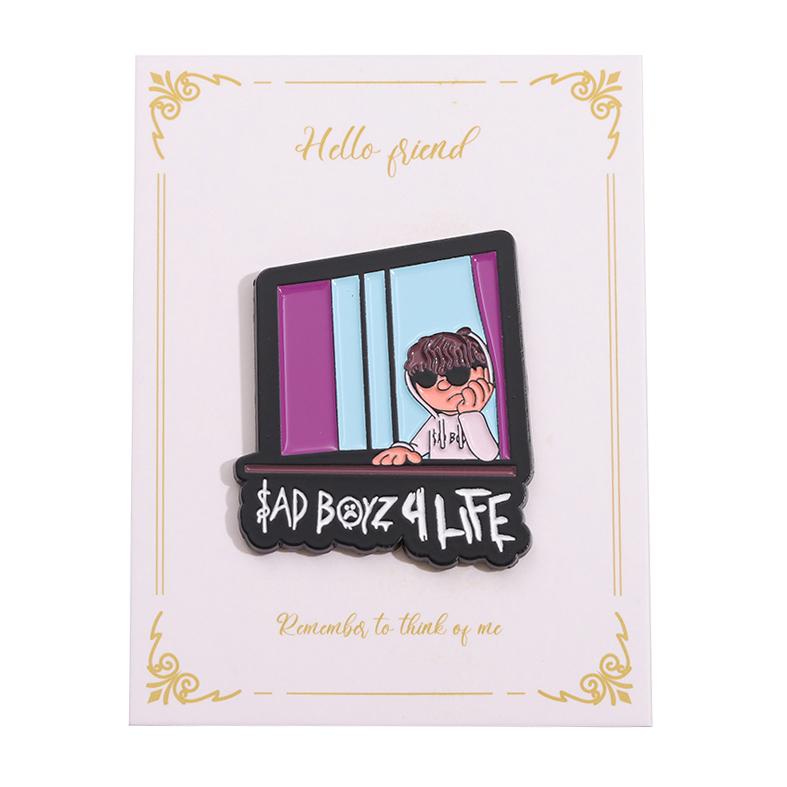 BELICOS SOMOS Retro Mexican Hat Pin Enamel Pin Sloth Boy BÉLICOS MORIMOS Badge Golf Cap Baseball Hat Clip Brooch Gift for Friend