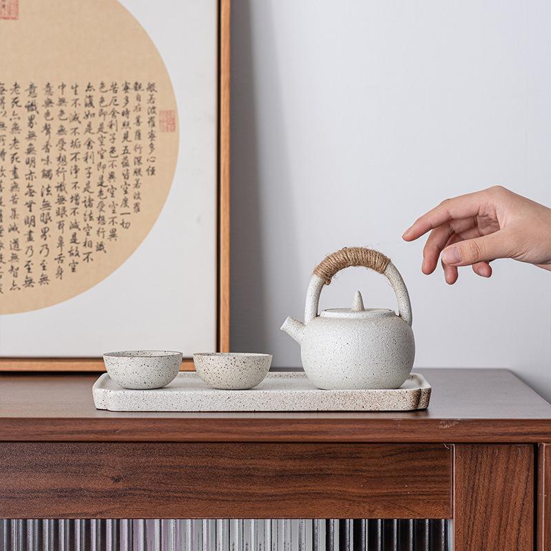 Light Luxury Kung Fu Tea Set Gift Box Set, a Pot of 24 Cups of Tea Tray, Business Gifts for Customers