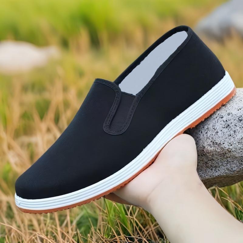 

Мужские дышащие, нескользящие, устойчивые к запаху тканевые туфли для повседневной работы весной и летом 43