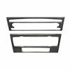 For BMW 3 Series E90 E92 2005-2012 Carbon Fiber Console CD & AC Panel Cover Trim