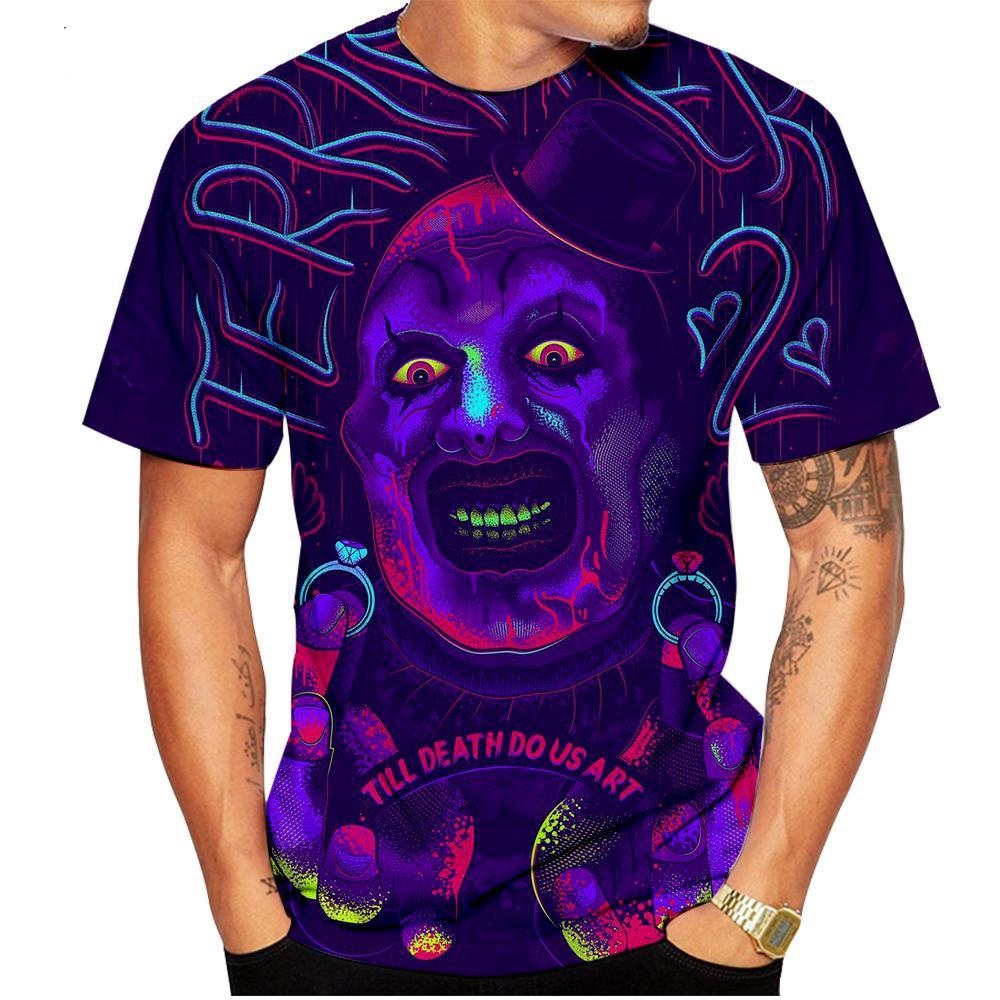 Hot Sale Classic Movie Terrifier Print  Fashion Casual American  Movie Poster Design  Adults Surf