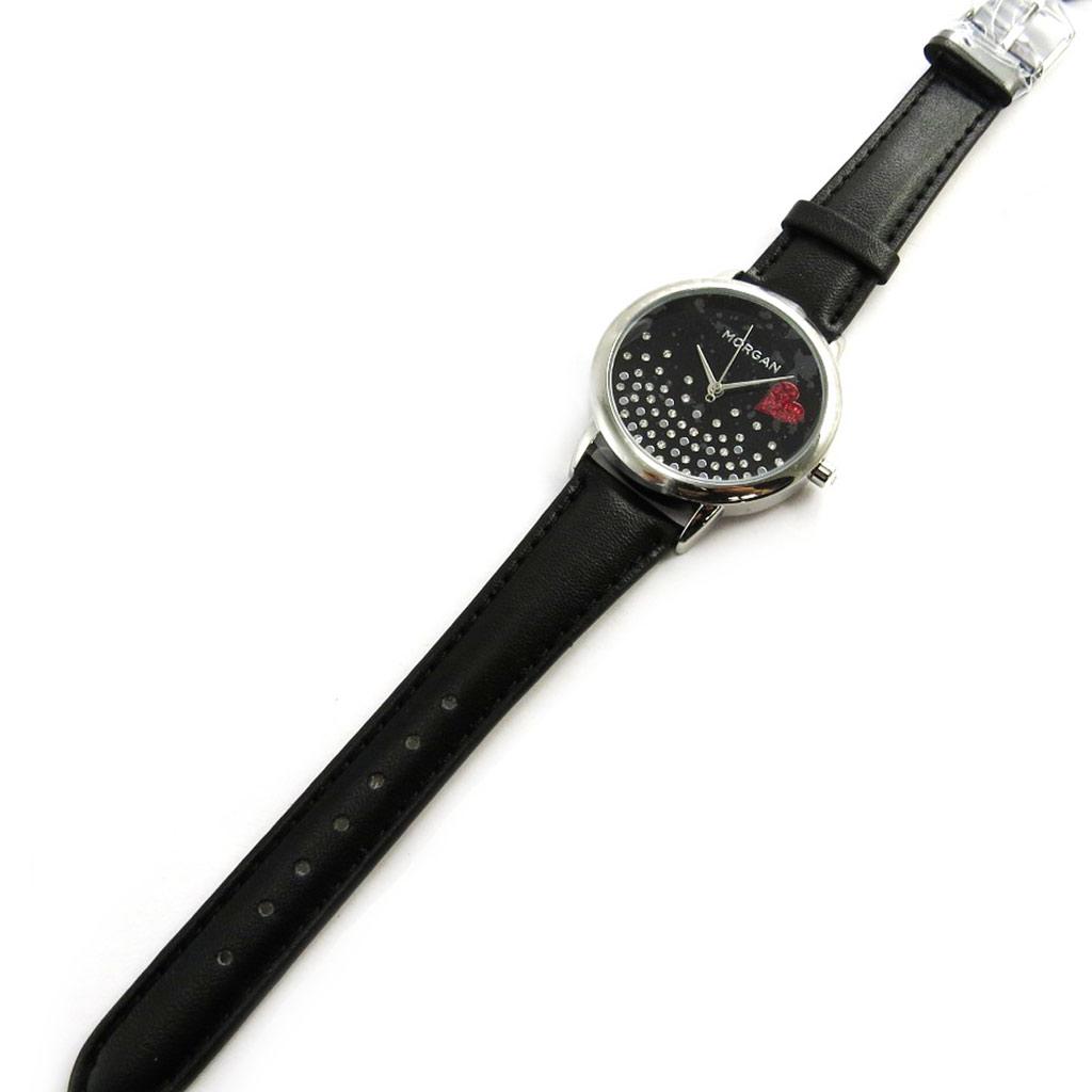 Morgan [N0123] - 'Morgan' Designer Watch Black (Illuminations)